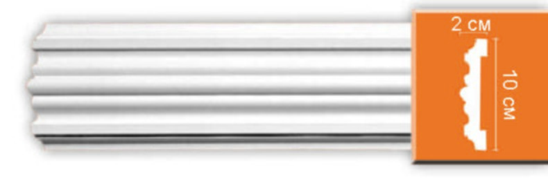97902 DP9020 Decomaster полиуретановый декоративный молдинг 20х100 