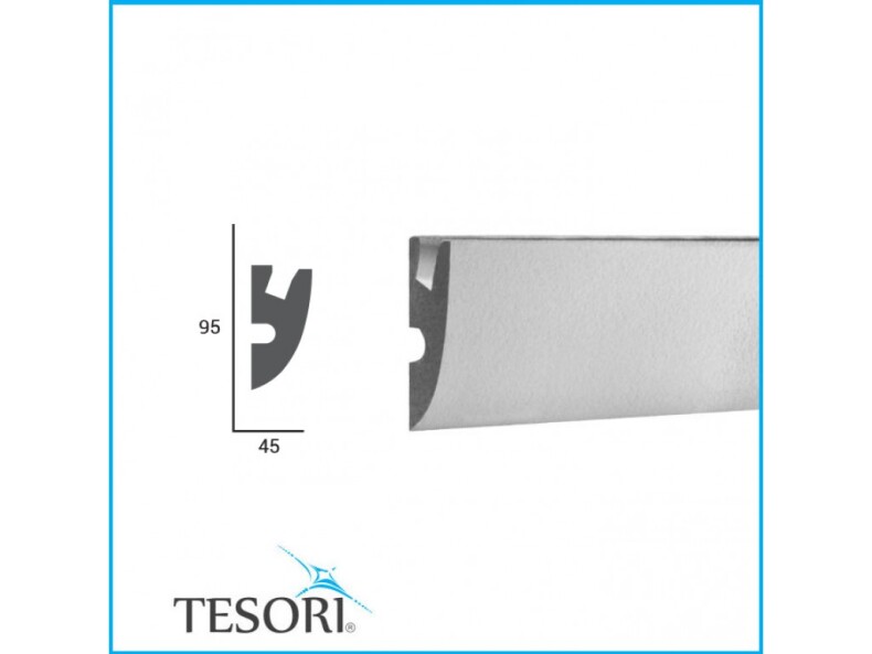 Tesori KD 304  Карниз для подсветки из полистирола 95*45