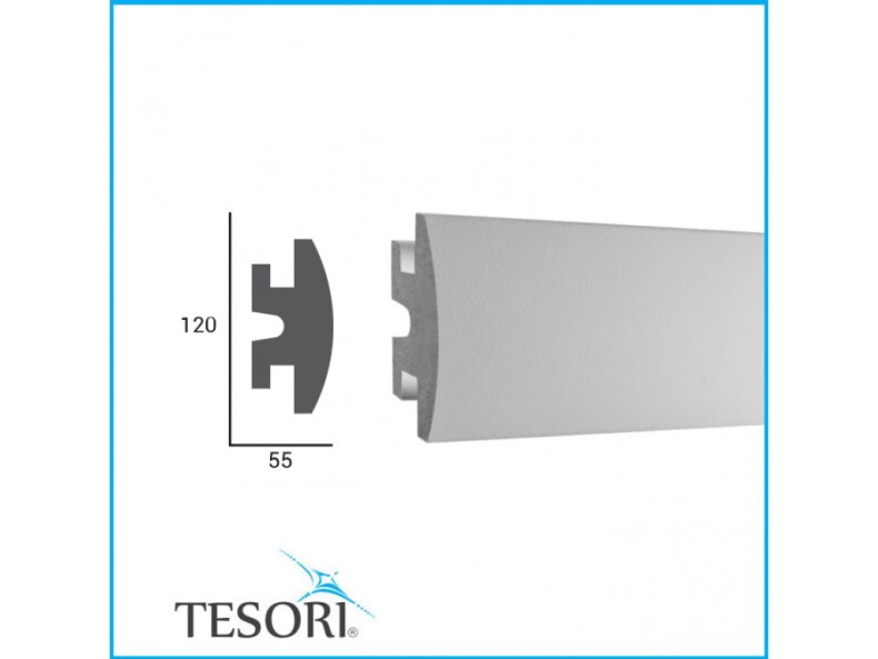 Tesori KD 306  Карниз для подсветки из полистирола 120*55