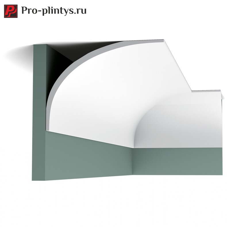 C990 карниз Orac Decor/Орак Декор плинтус потолочный полиуретановый  215х160