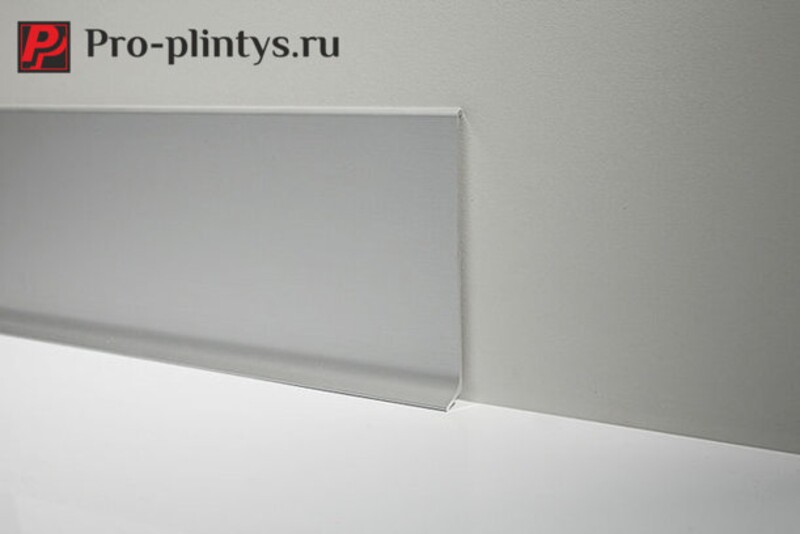 Profilpas 90/6A-78106 плинтус алюминий анодированный самоклеющийся 60 мм