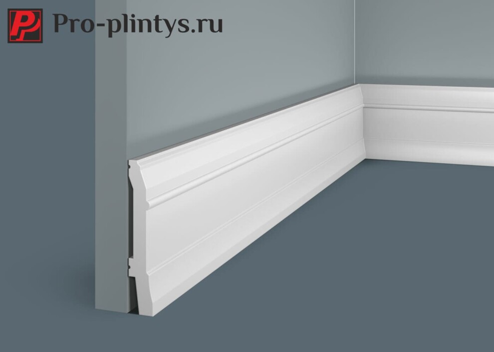 PX020 Cosca белый плинтус из экополимера под покраску 85х15 мм | ПРО ...