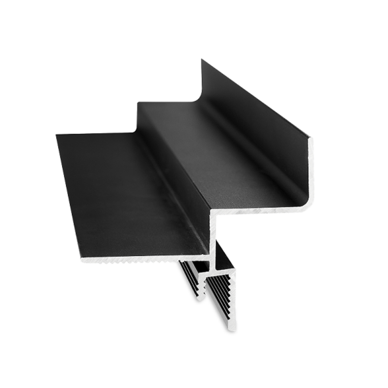 Ликорн С-06.2.3 теневой потолочный плинтус-профиль алюминиевый анодированный черный